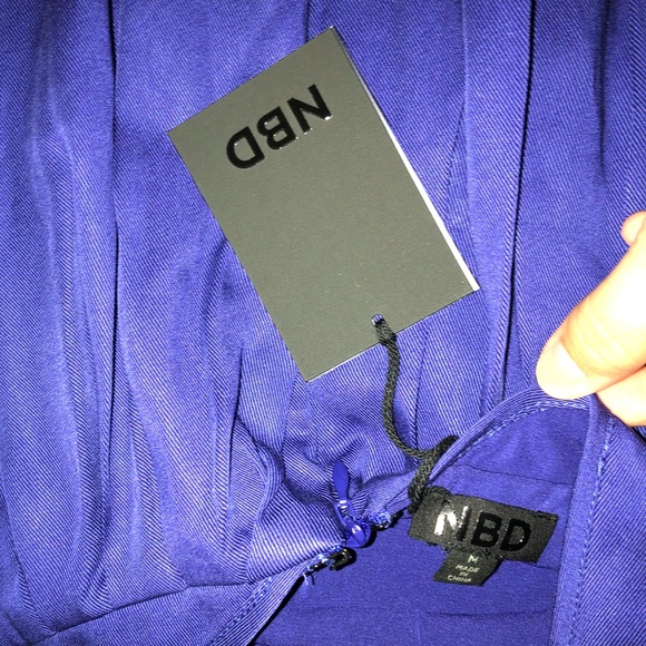 BRAND NEW Revolve NBD Blue Mini Dress - Picture 3 of 4